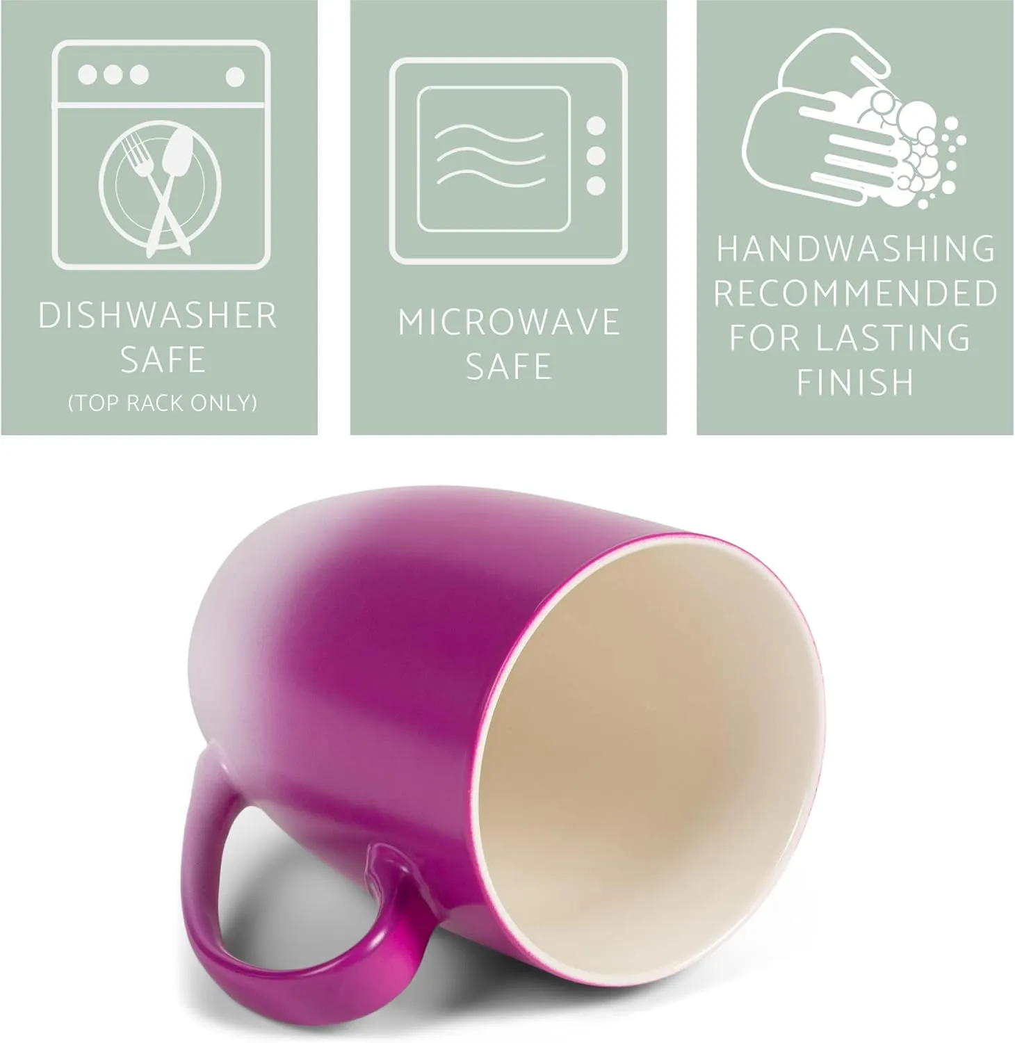 Elanze Designs Birds and Branches Two Toned Ombre Matte Pink and White 12 ounce Ceramic Stoneware Coffee Cup Mug