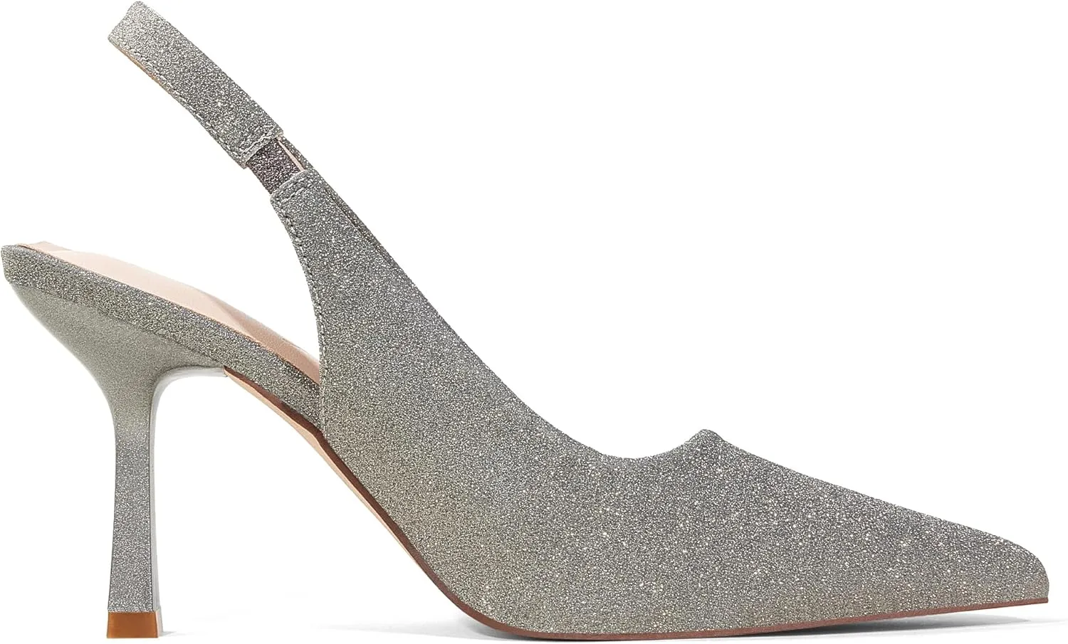 Elisabet Tang 3.14 in Trendy Slingback Stiletto Pumps for Women - Sexy Slip on Pointed Closed Toe mid High Heels Daily Party Office