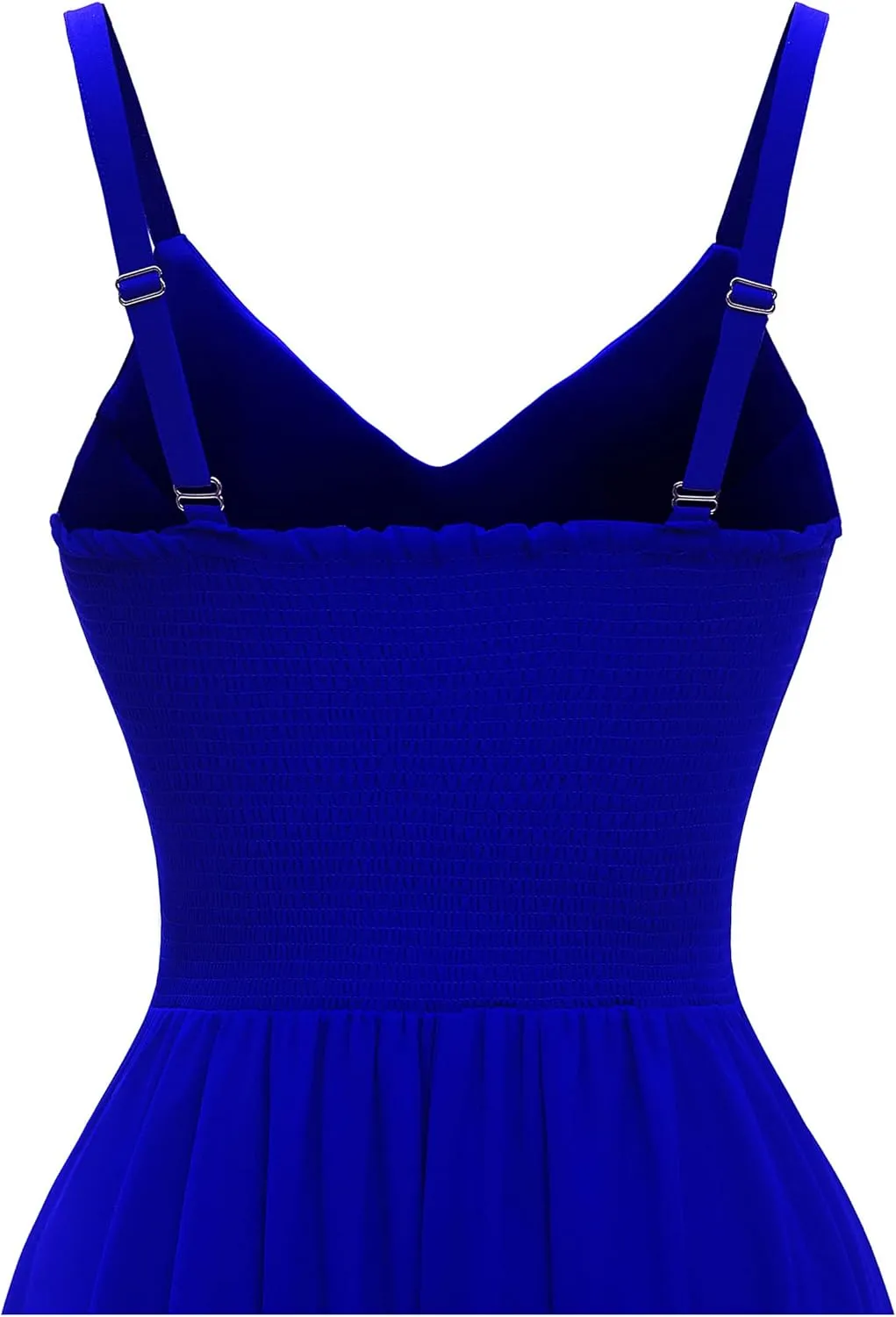 Ellames Women's 2024 Summer Dress Spaghetti Strap Cocktail Swing Beach Dresses V Neck Sundress