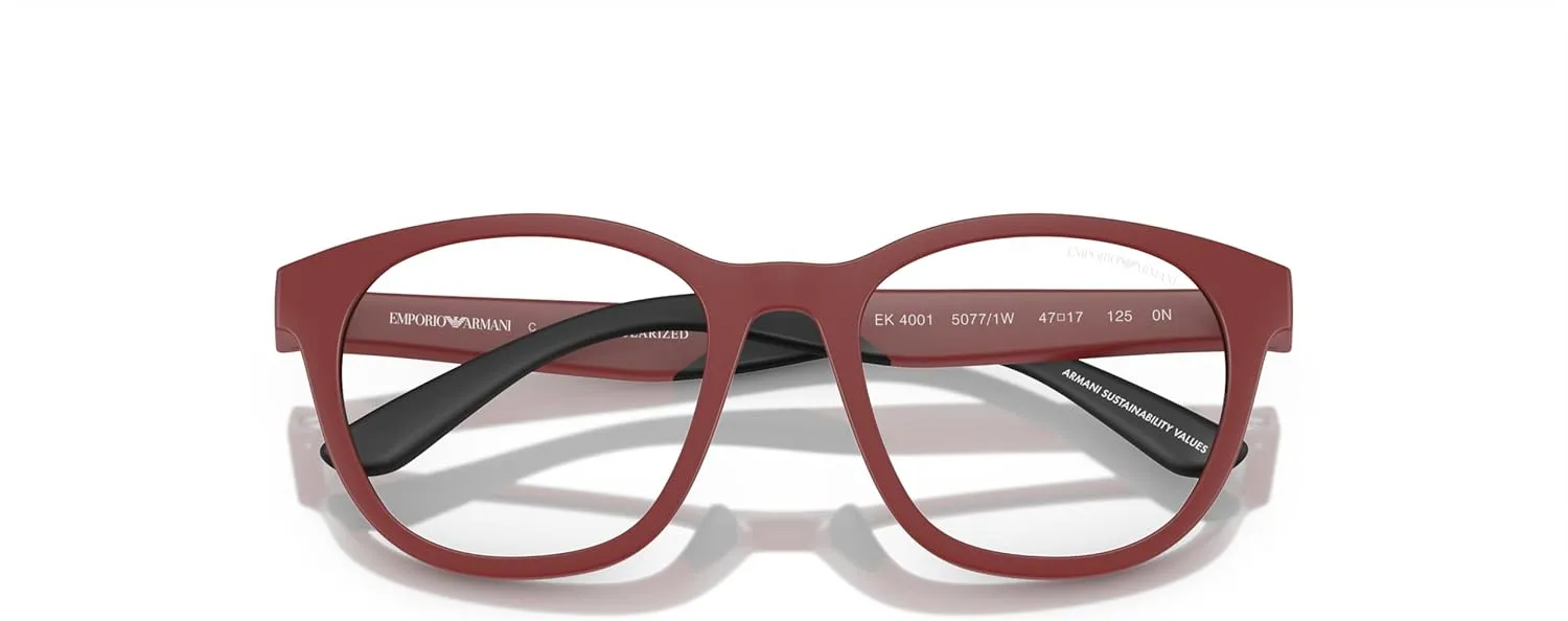Emporio Armani Ek4001 Prescription Eyewear Frames with Interchangeable Sun Clip-ons Round