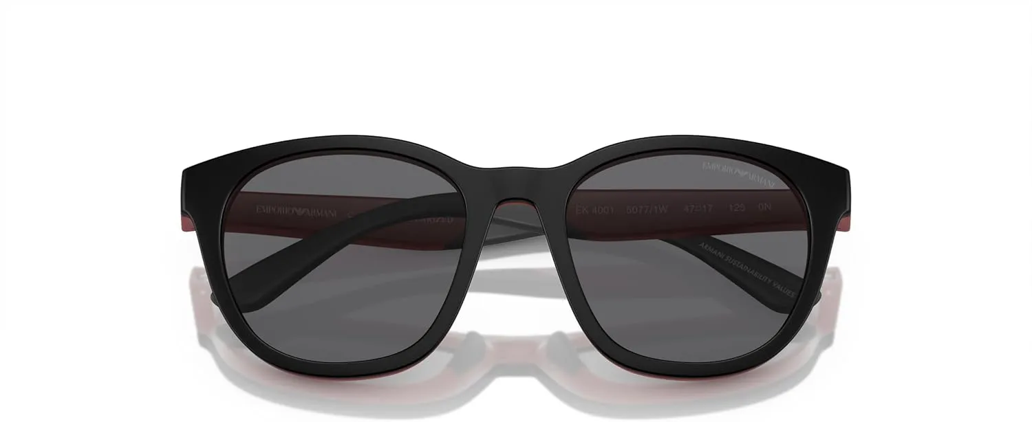 Emporio Armani Ek4001 Prescription Eyewear Frames with Interchangeable Sun Clip-ons Round