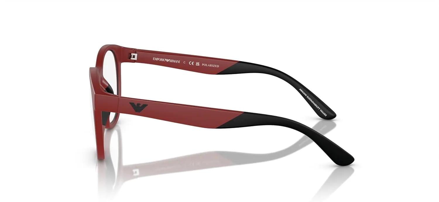 Emporio Armani Ek4001 Prescription Eyewear Frames with Interchangeable Sun Clip-ons Round