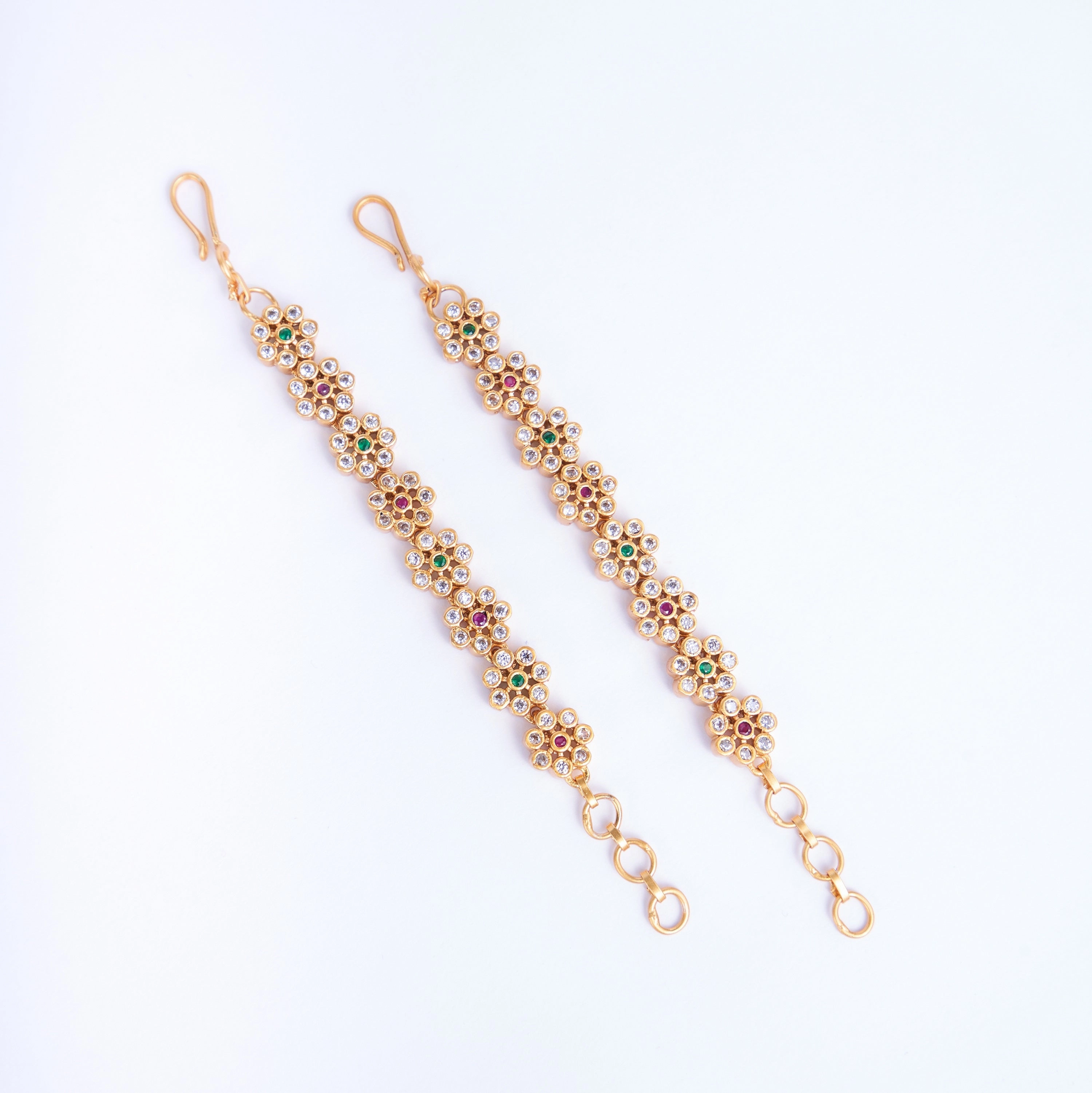 Enchanted Forest Red-Green Ear Chain