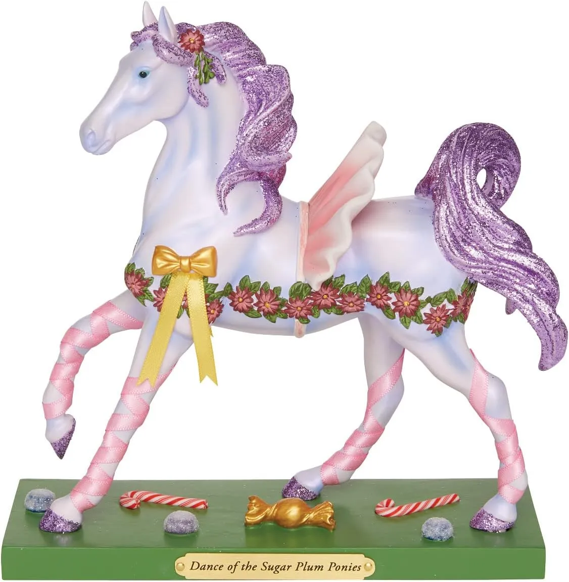 Enesco The Trail of Painted Ponies Christmas Dance of The Sugar Plum Figurine, 7.2 Inch, Multicolor