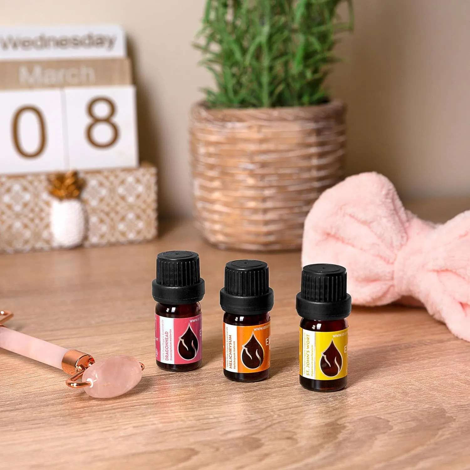 Essences Bulgaria Organic St. John's Wort Essential Oil 1/3 Fl Oz | 10ml | Hypericum perforatum | 100% Pure and Natural | Undiluted | Therapeutic Grade | Family Owned Farm | Steam-Distilled | Non-GMO