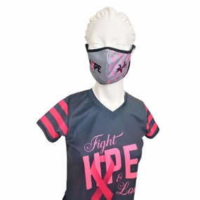 Evo9x HOPE Breast Cancer Awareness Sublimated Fabric Face Mask