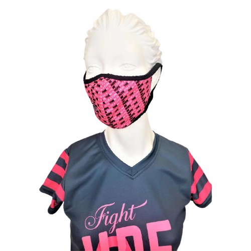 Evo9x HOPE FOR A CURE Breast Cancer Awareness Fabric Face Mask