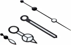 Ewatchparts WATCH HAND COMPATIBLE WITH PANERAI MARINA WATCH MOVEMENT ETA VALJOUX 7750-7753 MERCEDE BLACK