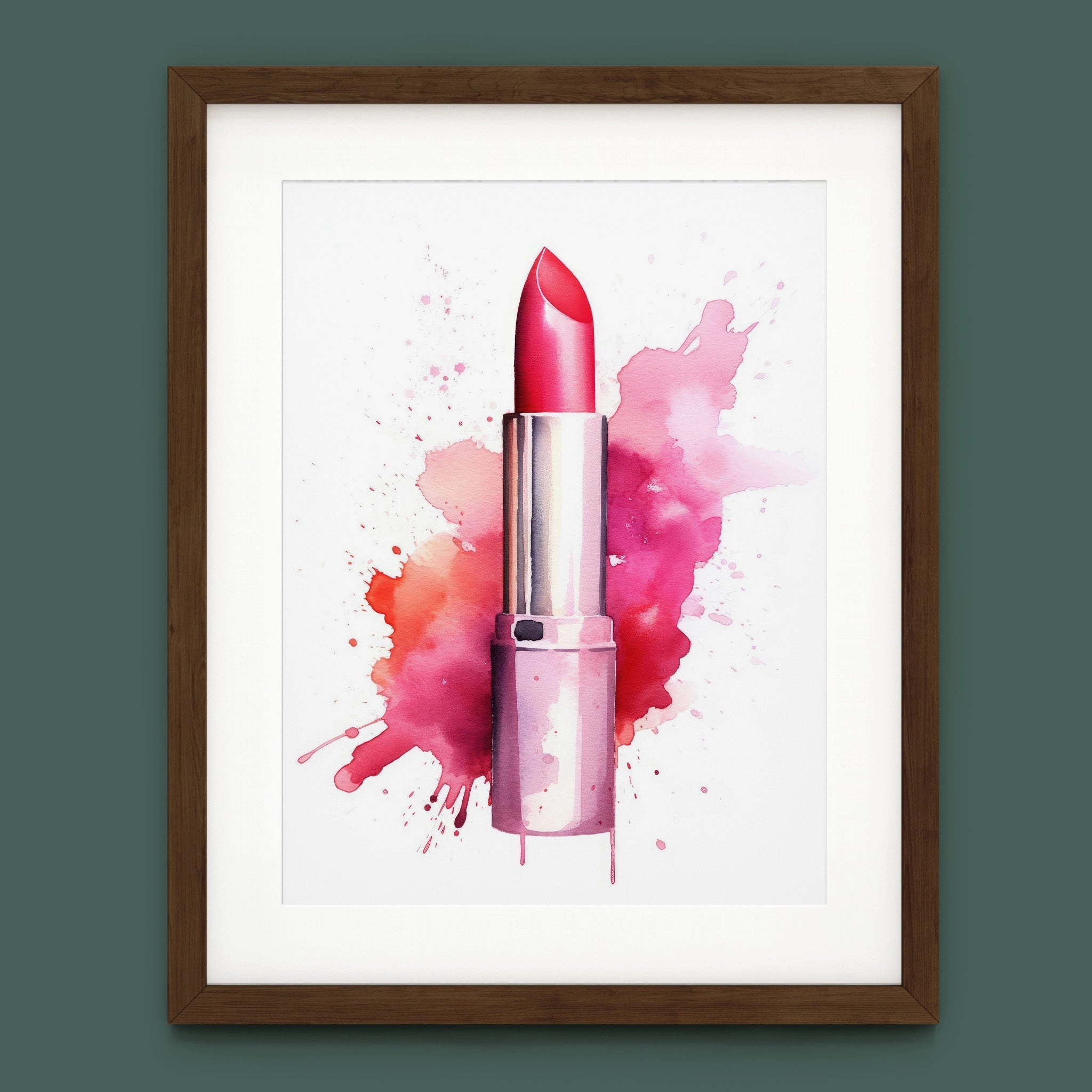 Fasion Watercolor Pink Lipstick