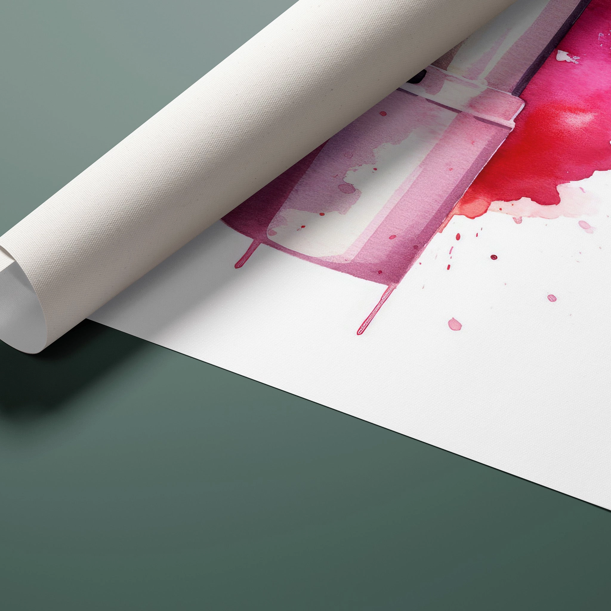 Fasion Watercolor Pink Lipstick