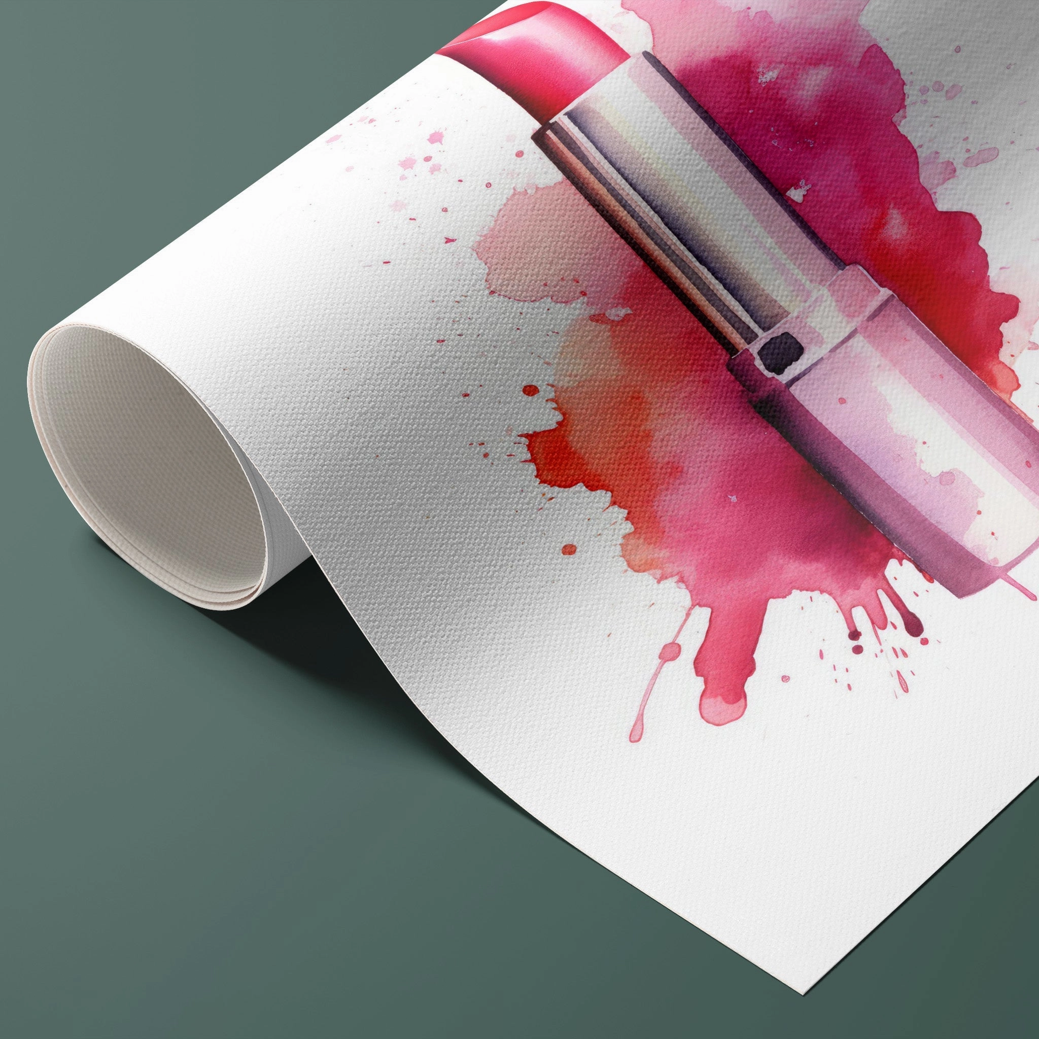 Fasion Watercolor Pink Lipstick