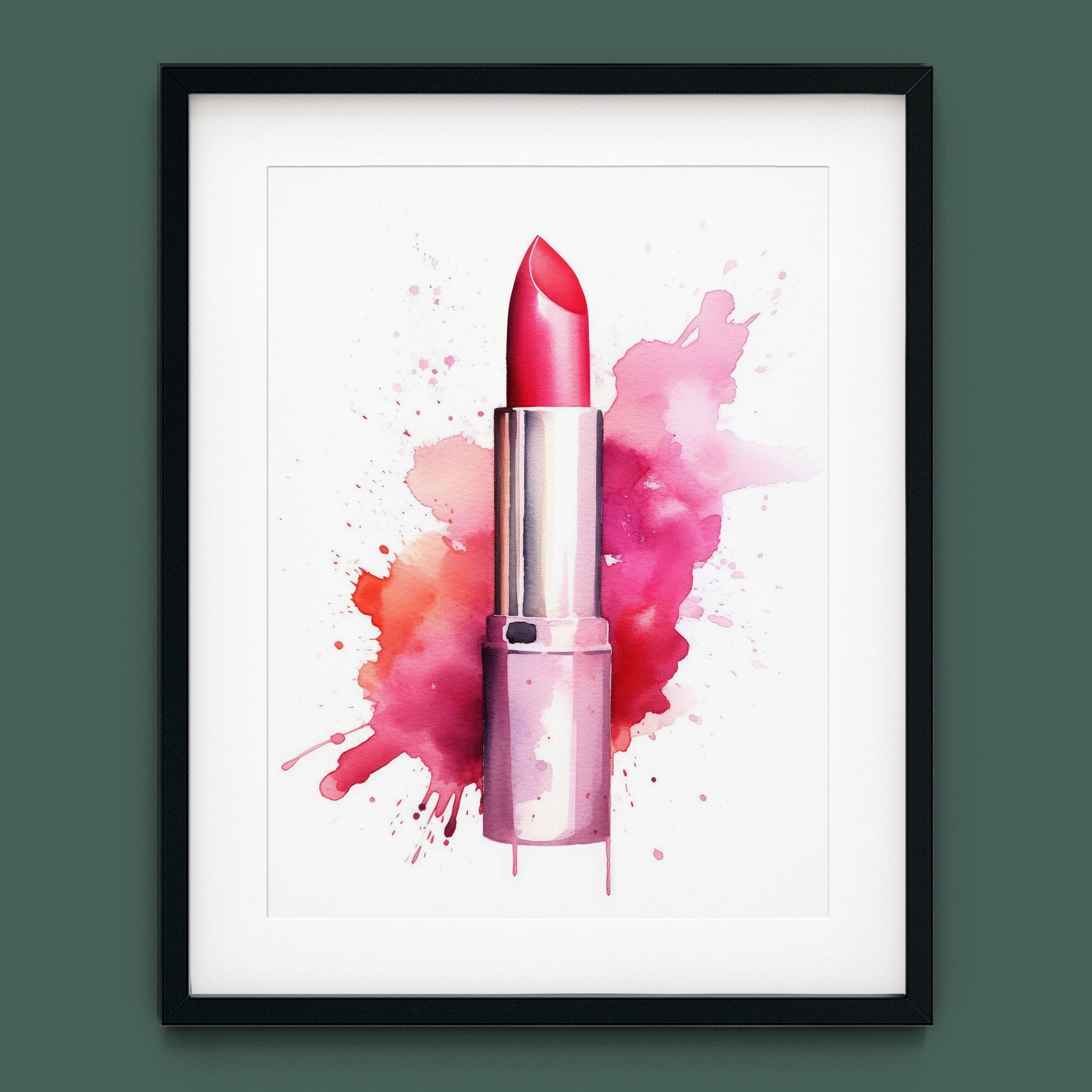 Fasion Watercolor Pink Lipstick