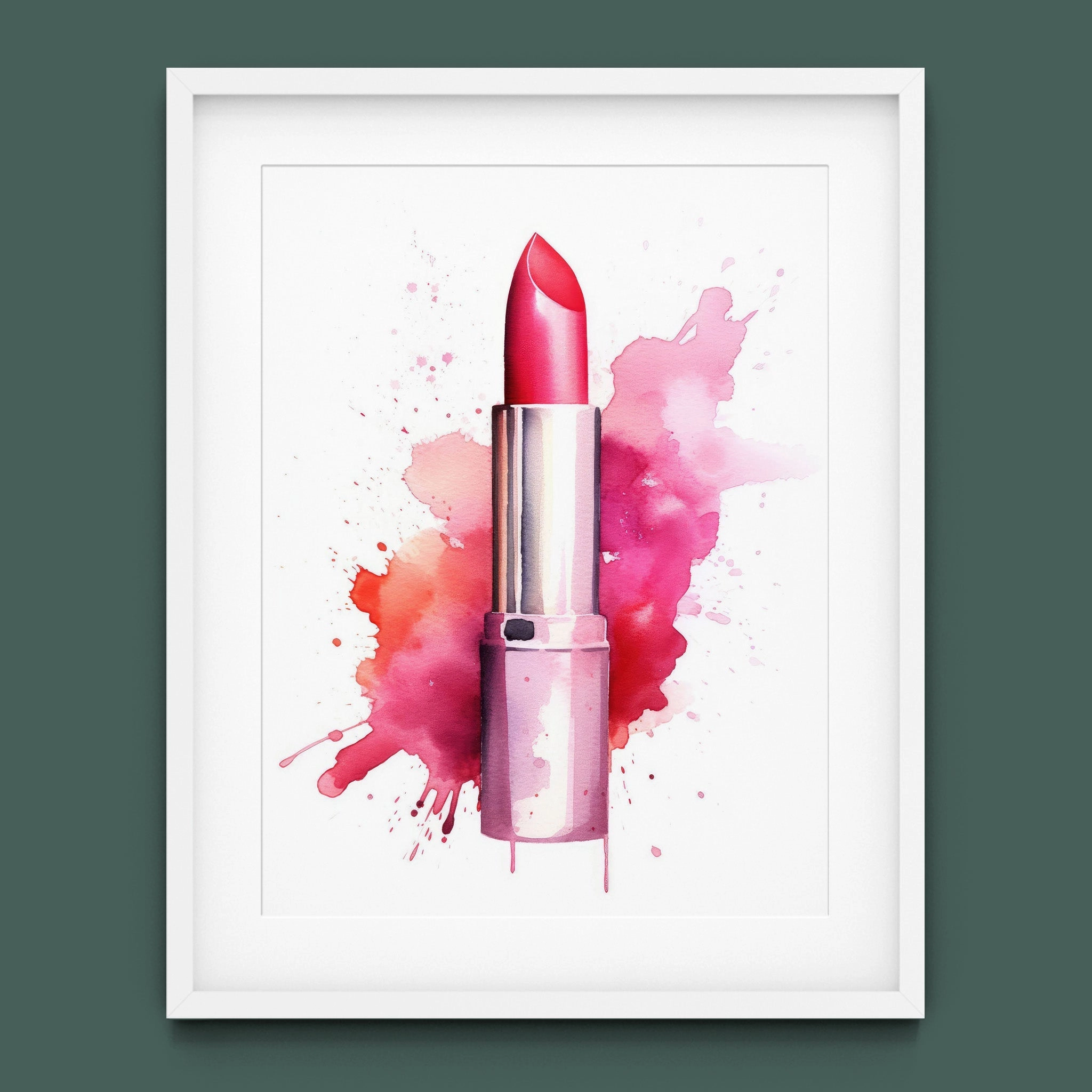 Fasion Watercolor Pink Lipstick