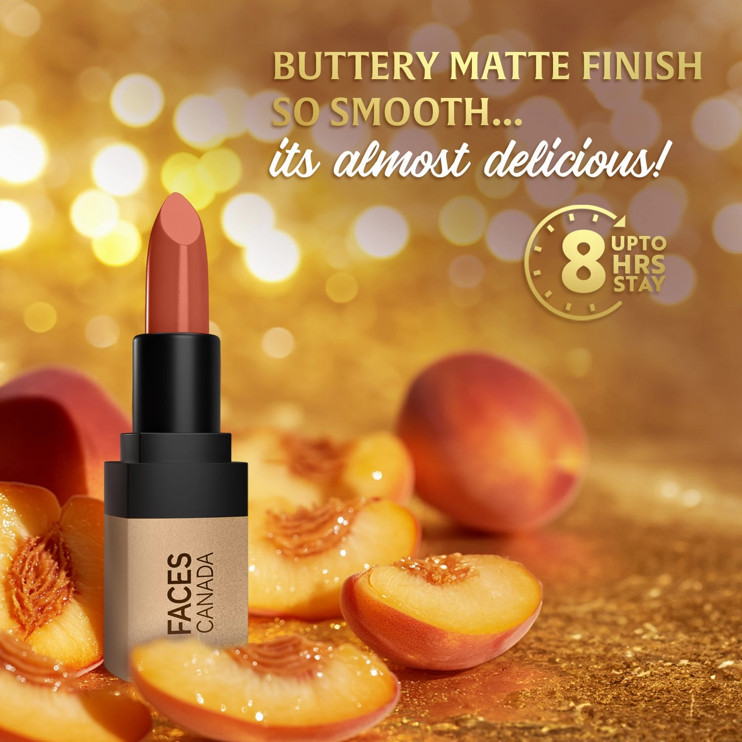 FC Comfy Matte Velvet Touch Lipstick Peach Cobbler 07