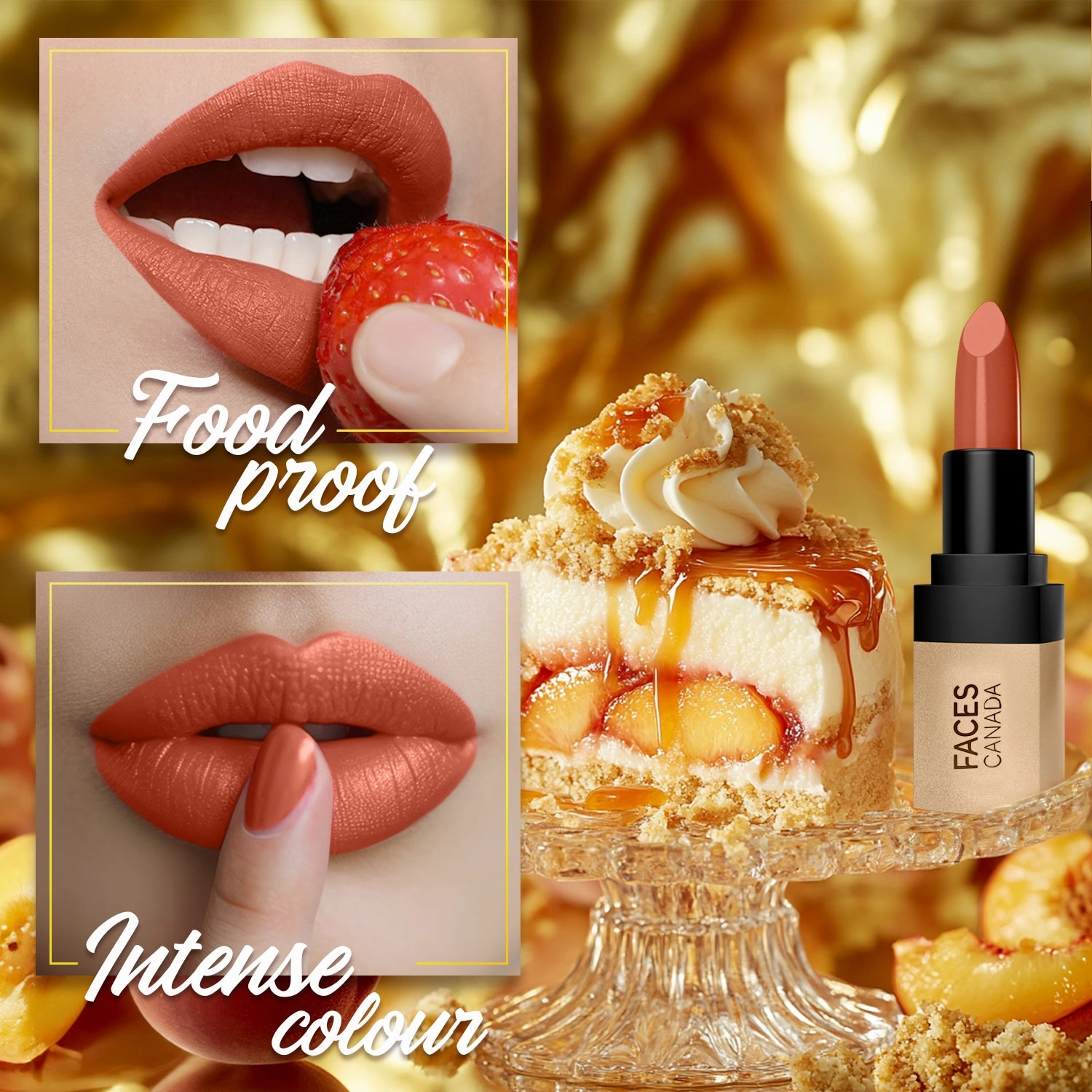 FC Comfy Matte Velvet Touch Lipstick Peach Cobbler 07