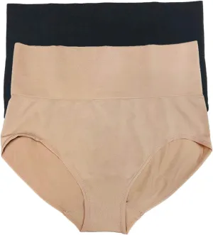 Felina | Fusion Seamless Shapewear Brief | 2-Pack | Tummy Control | Smooth