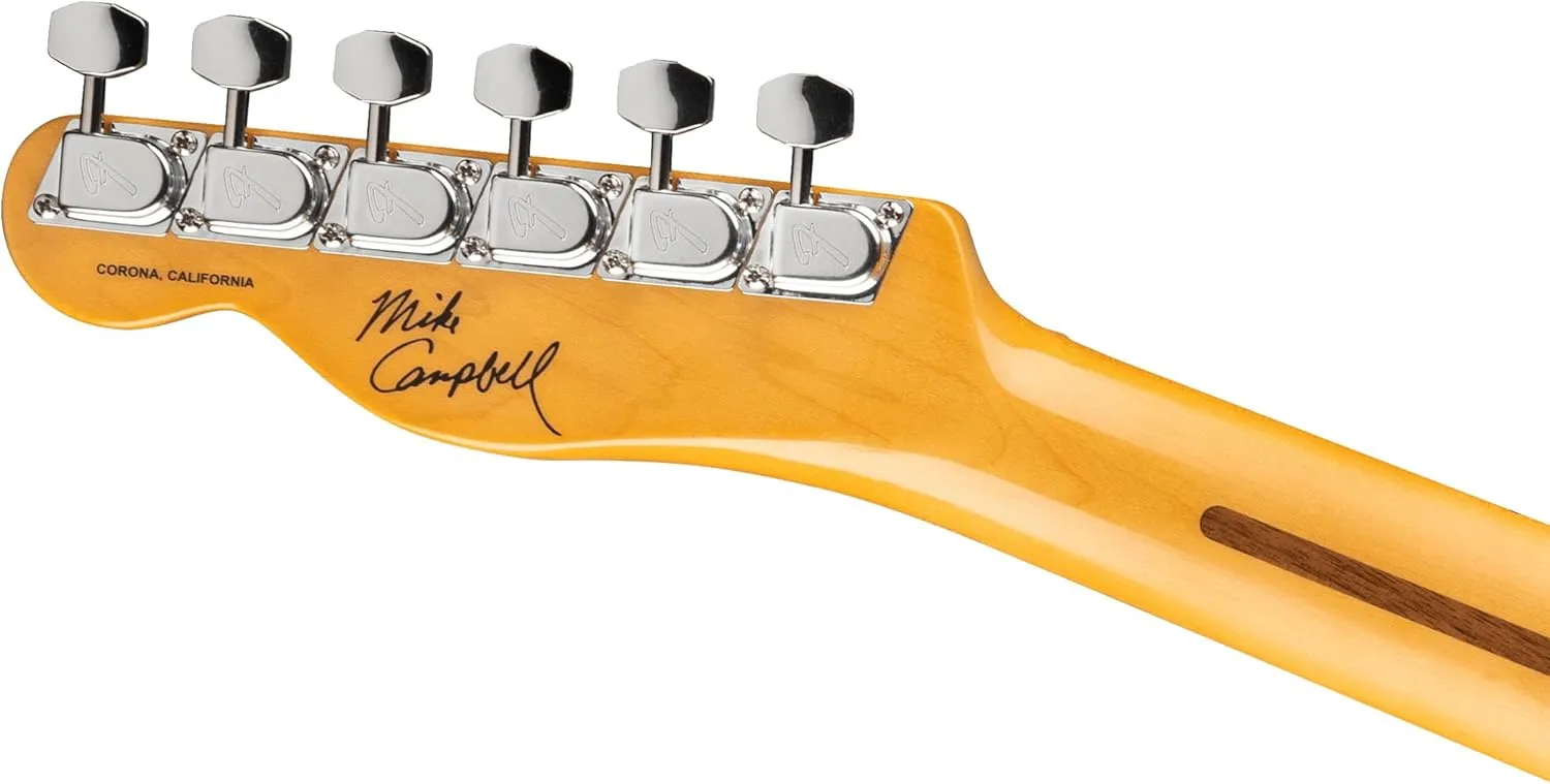 Fender Stories Collection Mike Campbell Red Dog Telecaster - Red Dog Red Bundle with Case, Strap, Instrument Cable, and Guitar Cleaning Kit
