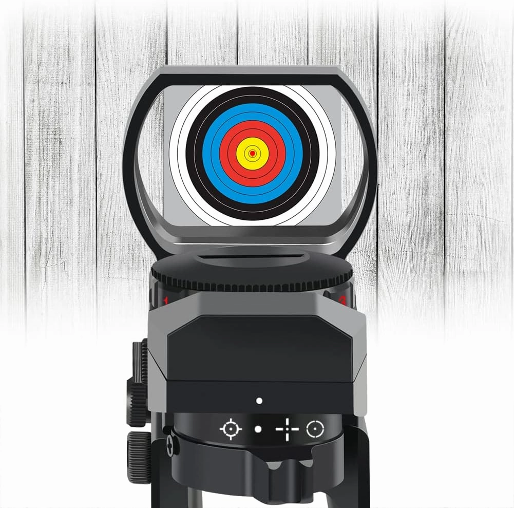 Feyachi Reflex Sight - Adjustable Reticle (4 Styles) Both Red and Green in one Sight!