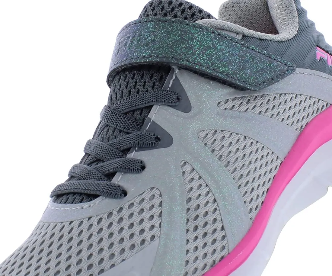 Fila Girl's Fraction 3 Strap Glitter (Little Kid/Big Kid)