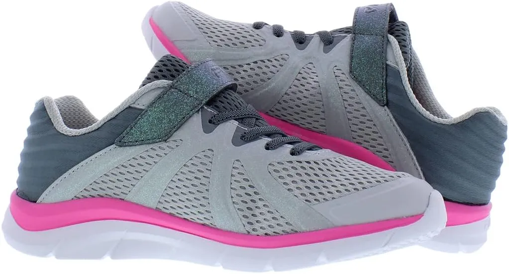 Fila Girl's Fraction 3 Strap Glitter (Little Kid/Big Kid)