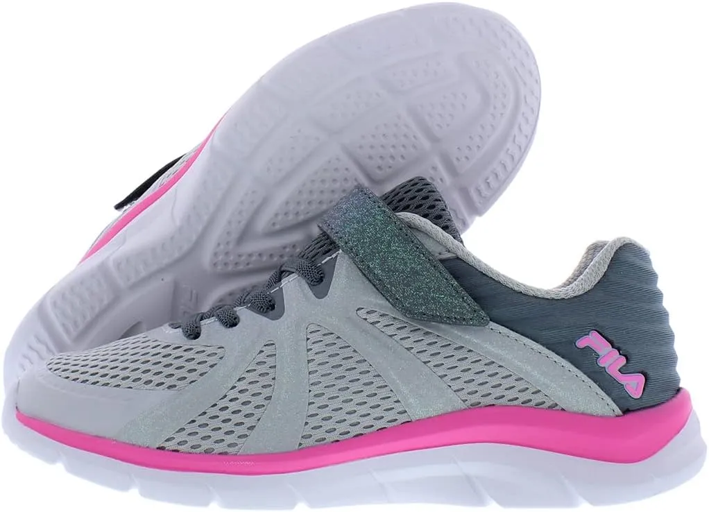 Fila Girl's Fraction 3 Strap Glitter (Little Kid/Big Kid)