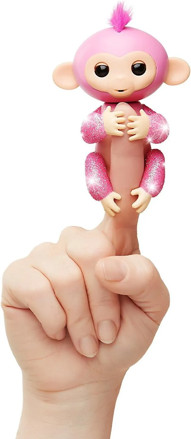 Fingerlings Interactive Monkey - Glitter - Light Pink - Rose