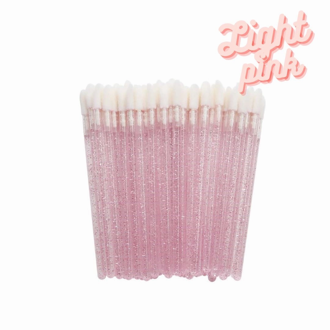 Flocked Applicator Brushes for Eyelash Extension