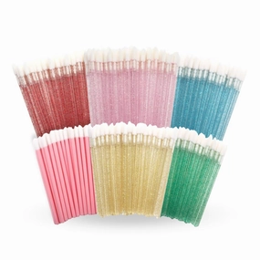 Flocked Applicator Brushes for Eyelash Extension