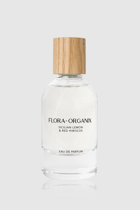 Flora-Organix Sicilian Lemon & Red Hibiscus Eau de Parfum - Natural Perfume with Citrus & Floral Notes - Cruelty-Free, Sulfate-Free, Vegan with Natural Ingredients - 1.7 oz