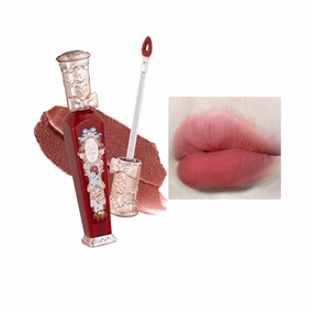 Flower Knows Strawberry Rococo Cloud Lip Cream Matte Liquid Lipstick-Long Lasting&Highly Pigmented Lip Stain -Velvety Waterproof Lip Makeup for Girls&Women-0.12 Fl Oz,1 Count(S07 Lychee Tea)