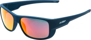 FMF Throttle Sunglasses (Matte Patrol Blue/RED Mirror)