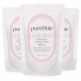 Foaming Hand Wash, Soft Pink, 10.14fl.oz (Refill, Pack of 3)