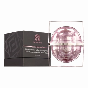 Forever Flawless Diamond Infused Collagen Boosting Cream Designed for Anti-Aging, Facial Moisturizer for Women, Anti-Wrinkle, Collagen Booster for Face and Neck, FF32 (1.76 oz)