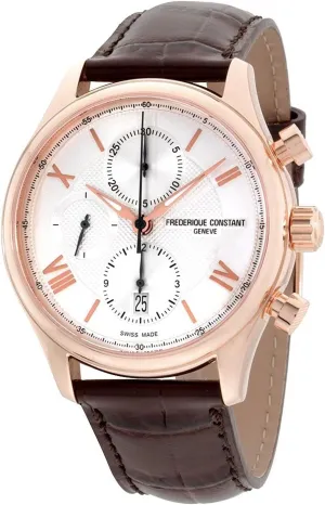 Frederique Constant Runabout Chrono Automatic Movement Silver Dial Men's Watch FC-392MV5B4