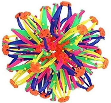 FUHUA Expandable BreathingColorful Inflatable Ball Expandable Magic Ball , Suitable for Practicing Yoga, deep Breathing, Toy Ball relieves Stress and Anxiety Boys and Girls Birthday Toys