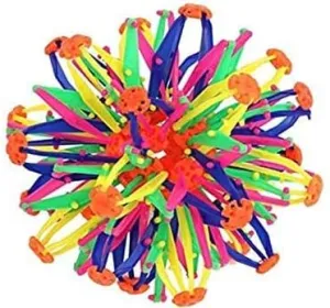 FUHUA Expandable BreathingColorful Inflatable Ball Expandable Magic Ball , Suitable for Practicing Yoga, deep Breathing, Toy Ball relieves Stress and Anxiety Boys and Girls Birthday Toys