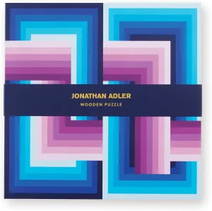 Galison Jonathan Adler Infinity Wood Puzzle, Multicolor, 8.25 x 8.25 x 0.5, 210 x 210 x 13 mm
