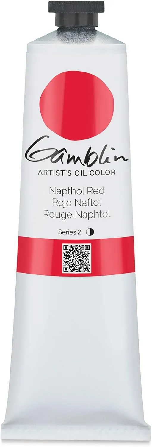 Gamblin Artist Oil Color - Napthol Red - 150 ml Tube