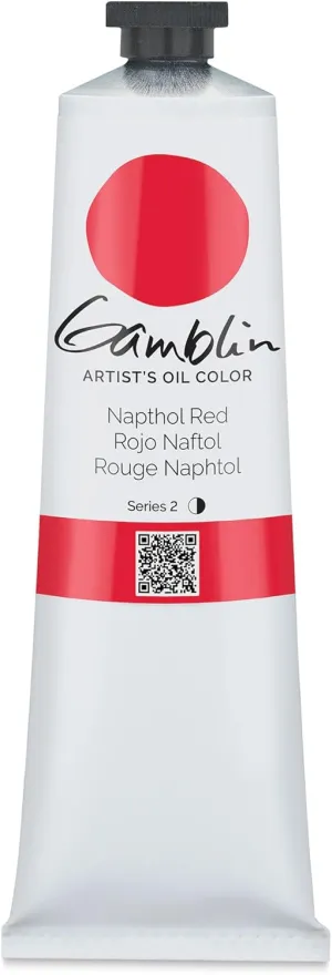 Gamblin Artist Oil Color - Napthol Red - 150 ml Tube