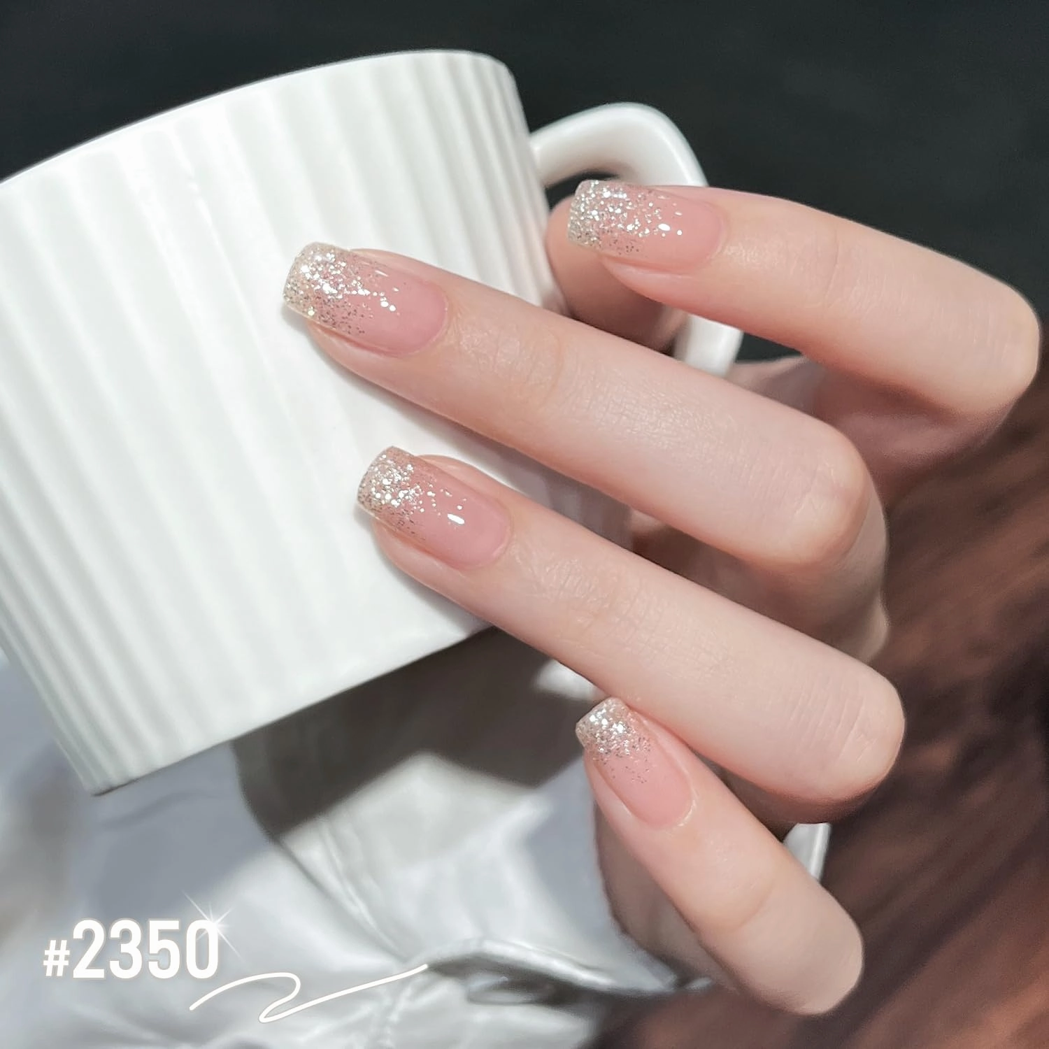 GAOY 16ml 6 Colors Glitter Gel Nail Polish Set, Silver Gold Champagne Sparkly Holographic Gel Polish, UV Light Cure for Nail Art DIY and Salon, Vibrant Star