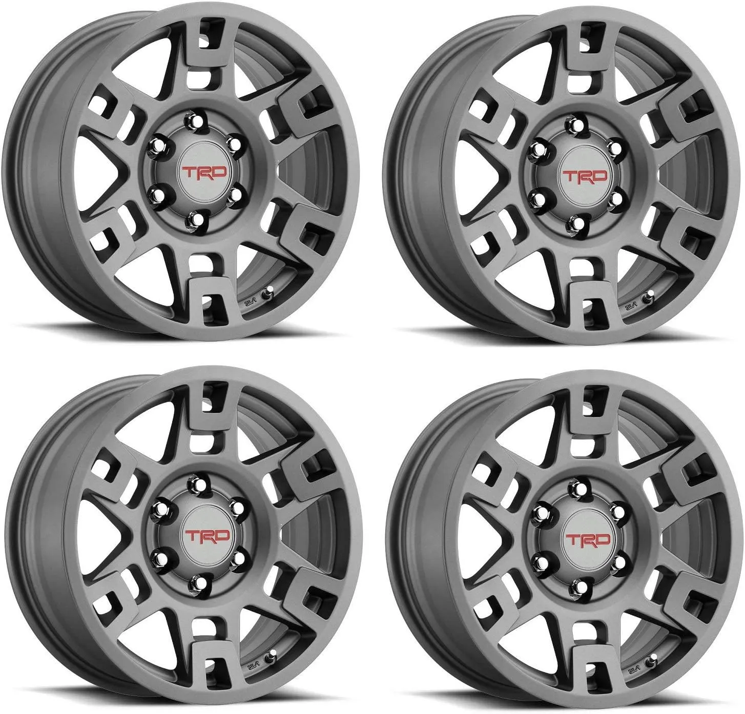 Genuine Toyota 4Runner TRD PRO Matte Gray Wheels PTR20-35110-GR (Fits: 4Runner - Tacoma - FJ Cruiser) (4)