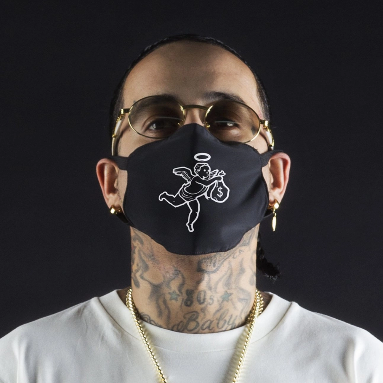 Get Money Angel Face Mask