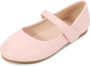 Girls Dress Shoes Patent Leather Wedding Party School Uniform Shoes Ballet Flats Little Girls Flower Kid Shoes