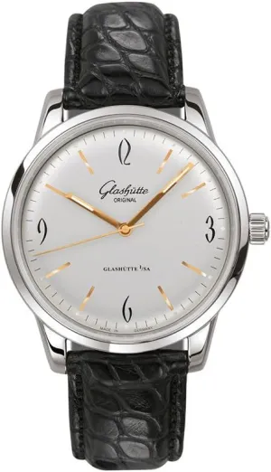 Glashutte Sixties Automatic Silver Dial Men's Watch 1-39-52-01-02-04
