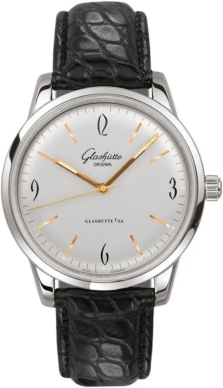 Glashutte Sixties Automatic Silver Dial Men's Watch 1-39-52-01-02-04