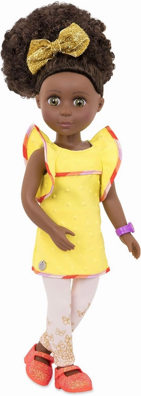 Glitter Girls - Nelly 14-inch Poseable Fashion Doll - Dolls for Girls Age 3 & Up,Yellow