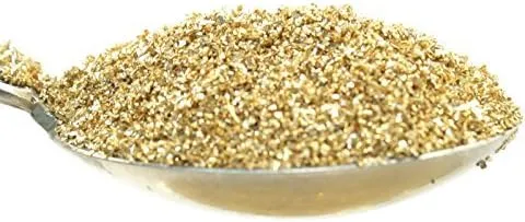 Gold Imported German Glass Glitter - 4 Ounce Bag - Fine 90 Grit (most popular grain size) Sparkly Glass Glitter - 311-9-007