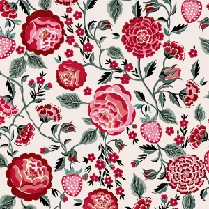 Graham & Brown Cath Kidston Strawberry Garden Rose