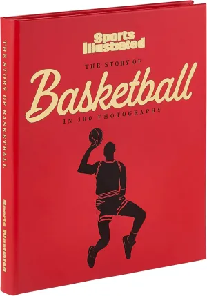Graphic Image The Story Of Basketball | Red Bonded Leather | Bound by Hand in the USA (8.5 x 9.75 x 0.9-224 Pages)