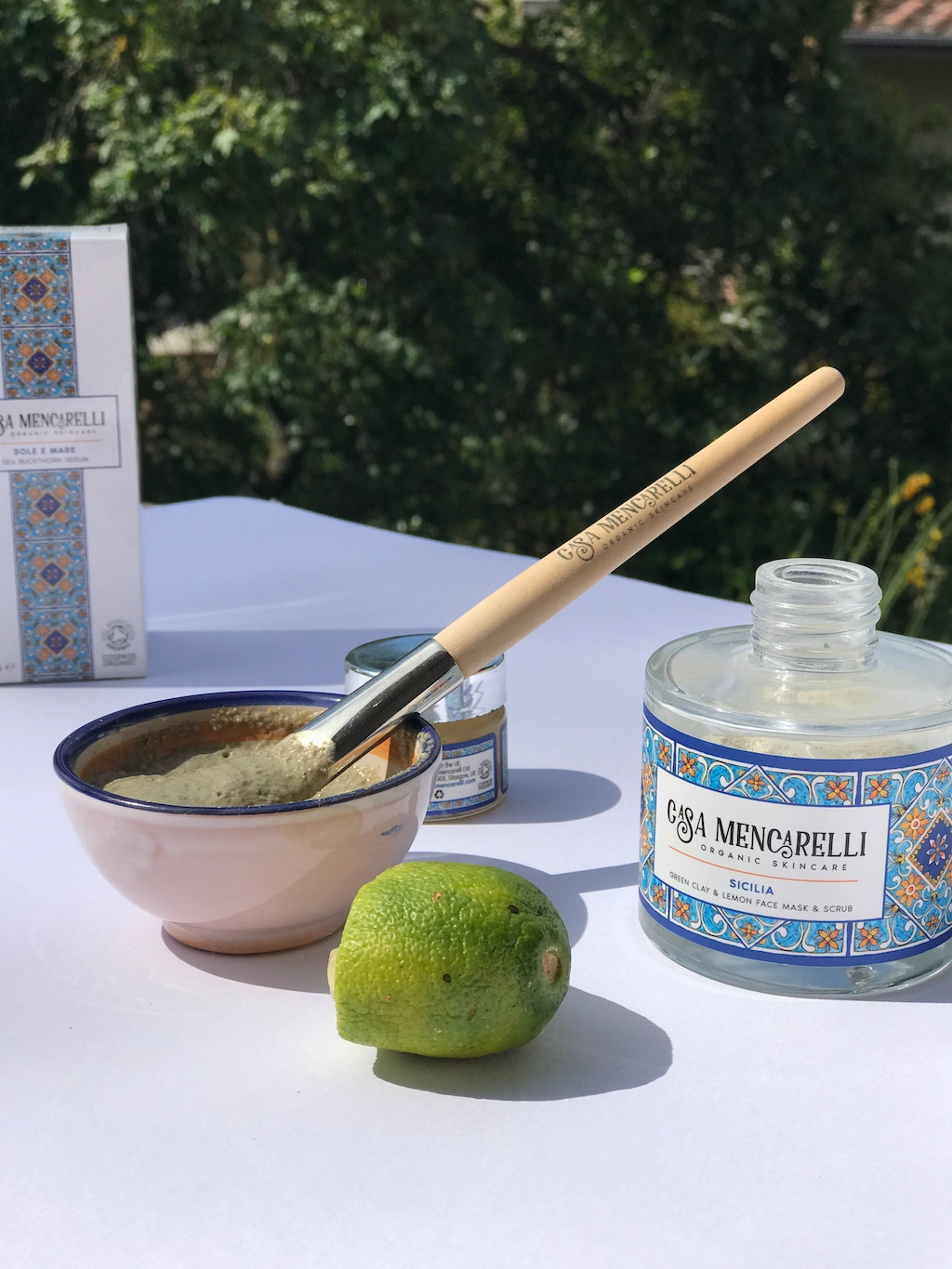 Green Clay & Lemon Mask & Scrub